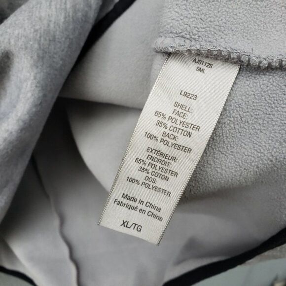 Champion Victory Fleece Grey Funnel Neck Top Sweater with Zip Pockets - Picture 6 of 8